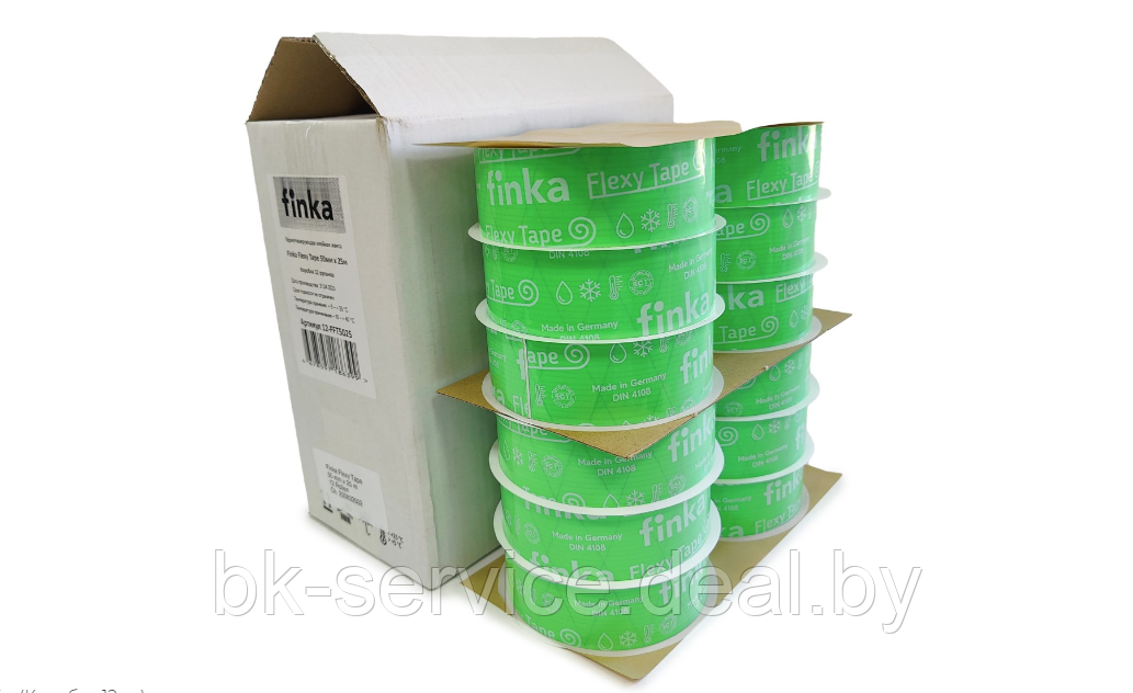 Герметизирующая лента Finka Flexy Tape, 50 мм х 25m - фото 5 - id-p208305349