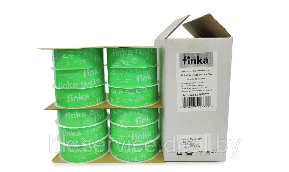 Герметизирующая лента Finka Flexy Tape, 50 мм х 25m - фото 6 - id-p208305349