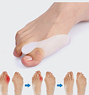 Гелевые накладки на большой палец ноги для защиты косточки, 2 шт, фото 5