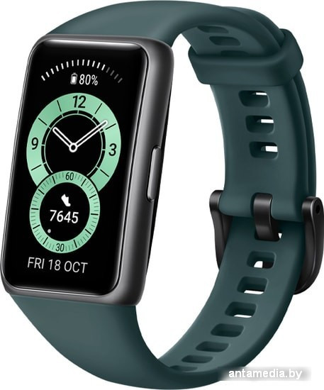 Умные часы Huawei Band 6 (насыщенный зеленый) - фото 1 - id-p208320234