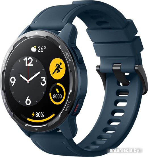 Умные часы Xiaomi Watch S1 Active (синий, международная версия) - фото 1 - id-p208320257