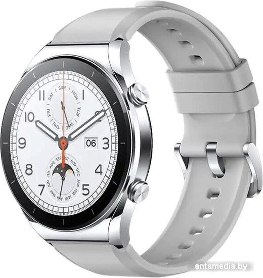 Умные часы Xiaomi Watch S1 Active (серебристый/белый, международная версия) - фото 1 - id-p208320261