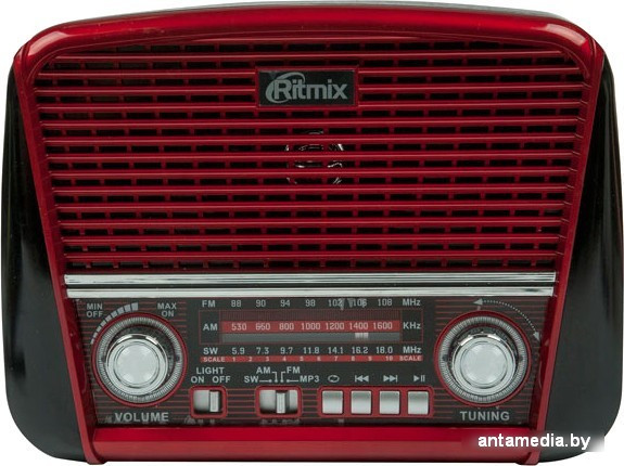 Радиоприемник Ritmix RPR-050 (красный) - фото 1 - id-p208321437