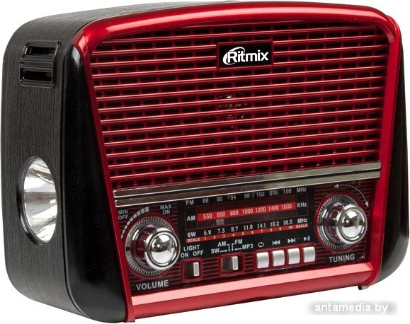 Радиоприемник Ritmix RPR-050 (красный) - фото 3 - id-p208321437