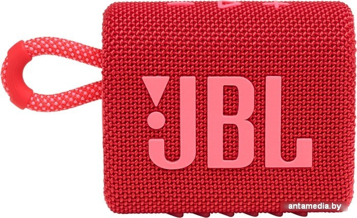 Беспроводная колонка JBL Go 3 (красный) - фото 2 - id-p208320443