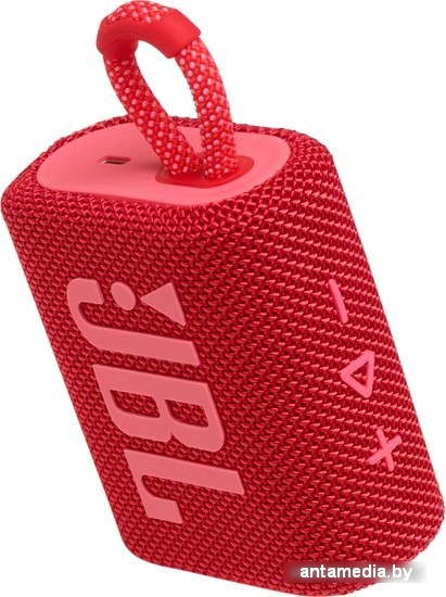 Беспроводная колонка JBL Go 3 (красный) - фото 4 - id-p208320443