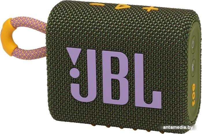 Беспроводная колонка JBL Go 3 (зеленый) - фото 1 - id-p208320444