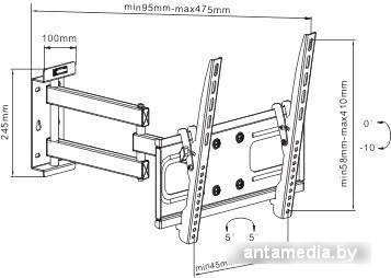 Кронштейн Arm Media PT-15 - фото 3 - id-p208319577