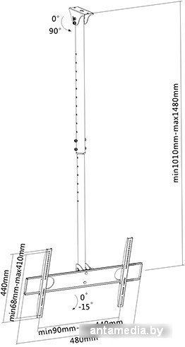 Кронштейн Arm Media LCD-1500 - фото 2 - id-p208319578