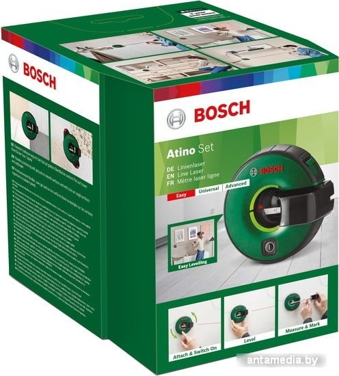 Лазерный нивелир Bosch Atino Set 0603663A01 (6 гелевых вкладышей) - фото 3 - id-p208322844