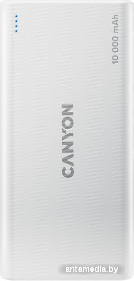 Внешний аккумулятор Canyon CNE-CPB1008W 10000mAh (белый) - фото 2 - id-p208321822