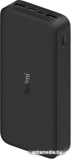 Портативное зарядное устройство Xiaomi Redmi Power Bank 20000mAh (черный) - фото 1 - id-p208321827