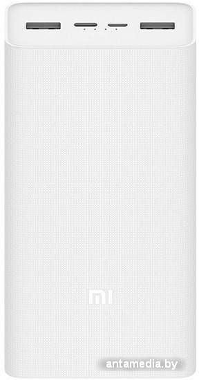 Портативное зарядное устройство Xiaomi Mi Power Bank 3 PB3018ZM 10000mAh (белый) - фото 1 - id-p208321832