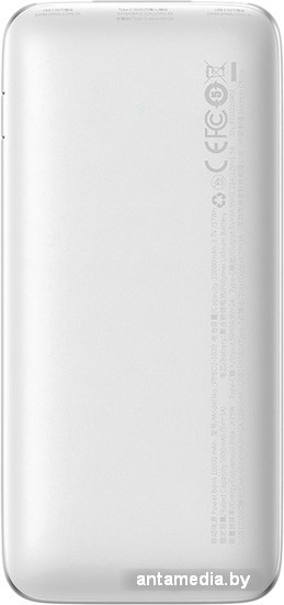 Внешний аккумулятор Baseus Bipow Pro Digital Display Fast Charge 20W 10000mAh (белый) - фото 4 - id-p208321842