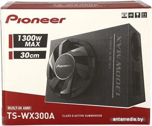 Корпусной активный сабвуфер Pioneer TS-WX300A - фото 4 - id-p208321877