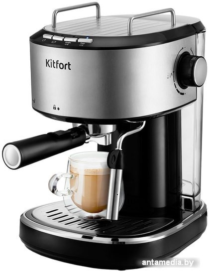 Рожковая помповая кофеварка Kitfort KT-754 - фото 1 - id-p208325156