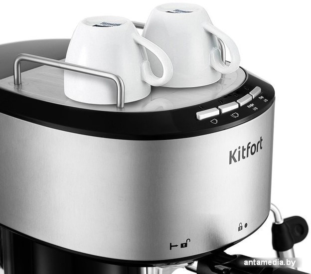 Рожковая помповая кофеварка Kitfort KT-754 - фото 4 - id-p208325156