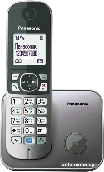 Радиотелефон Panasonic KX-TG6811RUM - фото 1 - id-p208319965