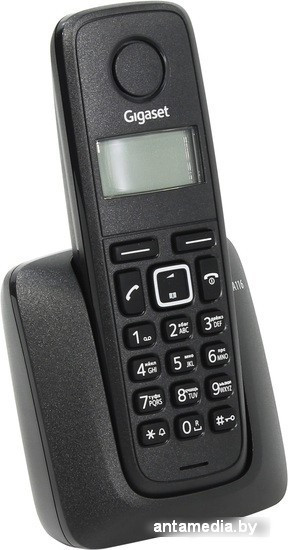 Радиотелефон Gigaset A116 (черный) - фото 3 - id-p208319971