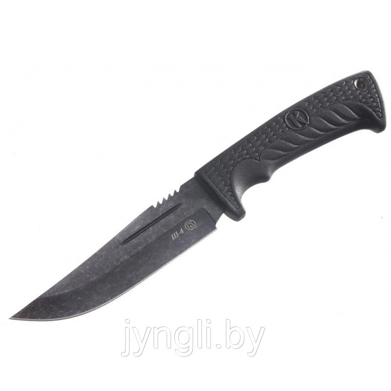 Нож туристический Кизляр Ш-4, черный - фото 1 - id-p208334507
