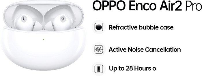 Наушники Oppo Enco Air 2 Pro (белый) - фото 5 - id-p208321039