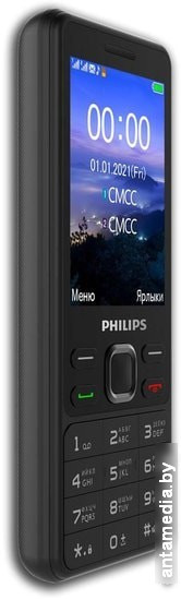 Мобильный телефон Philips Xenium E185 (черный) - фото 4 - id-p208320074