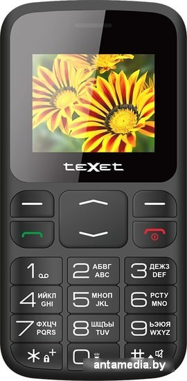 Мобильный телефон TeXet TM-B208 (черный) - фото 2 - id-p208320078