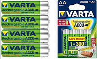 Аккумулятор Varta AA, 2600 mAh R2U, 4 штуки, в блистере, цена за 1 штуку