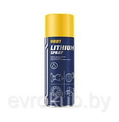 Литиевый спрей MANNOL Lithium Spray 400ml 9881