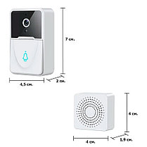 Беспроводной умный дверной звонок с камерой (видеодомофон) Mini Doorbell, фото 2