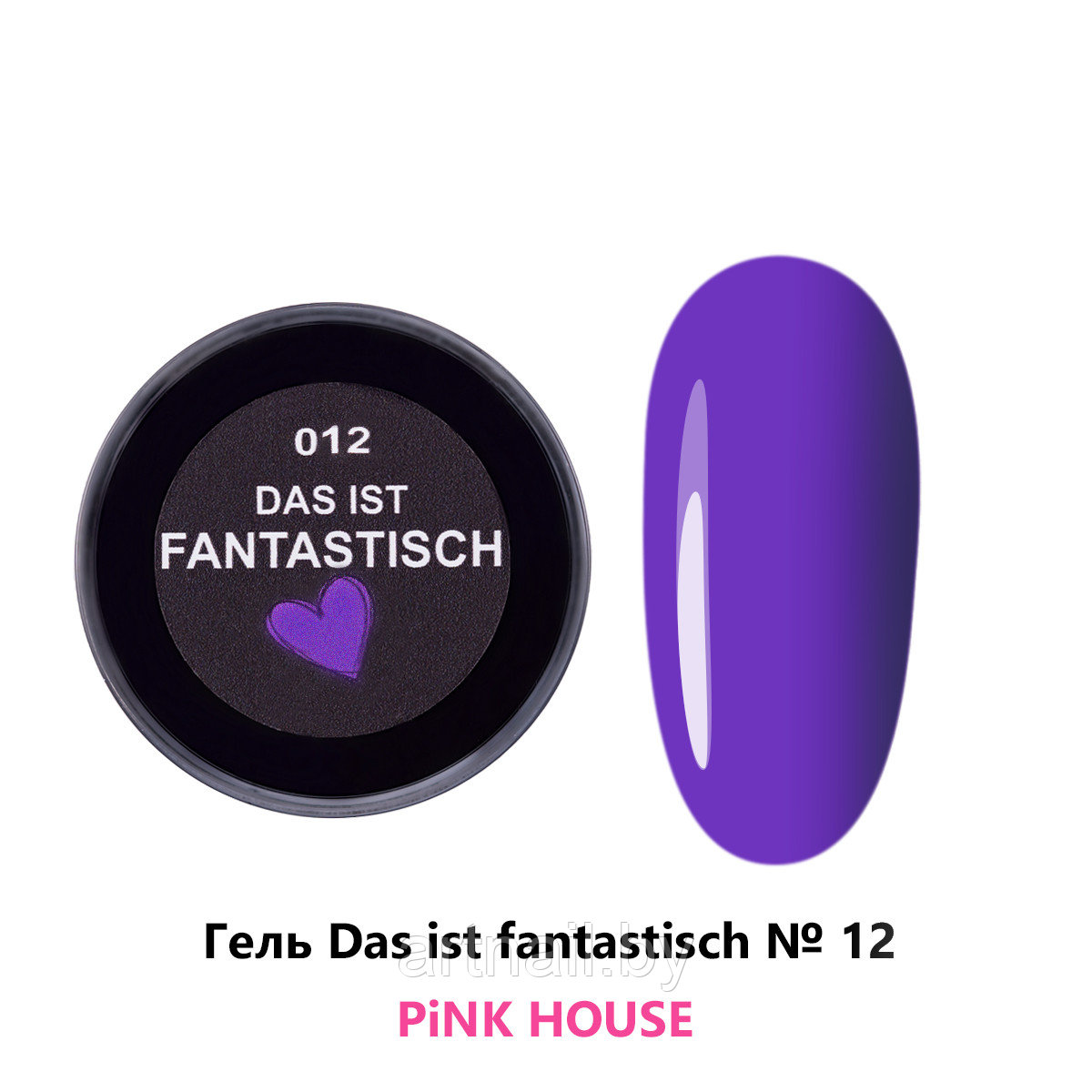 Гель Das Ist Fantastish №12, 15мл PINK HOUSE