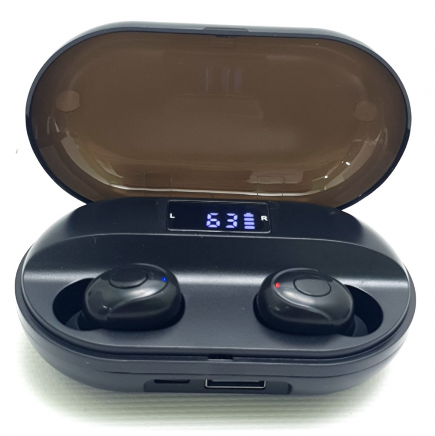 Беспроводные игровые наушники TWS T2 с зарядным кейсом Bluetooth 5.1 (функция Powerbank) - фото 1 - id-p208338371