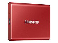 Твердотельный накопитель Samsung Portable T7 1Tb Red MU-PC1T0R/WW