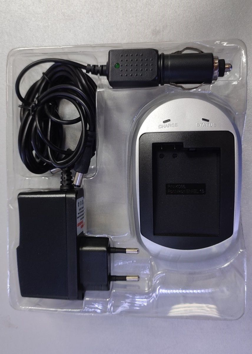 Зарядное устройство для аккумуляторов Nikon Flama FLC-MH-25+авто адаптер - фото 1 - id-p208342784