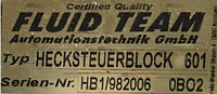 Гидравлический блок Fluid Team HECKSTEUERBLOCK 601 (HB1/982006)