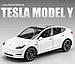 Машина металлическая 1:24 Tesla model Y, фото 4