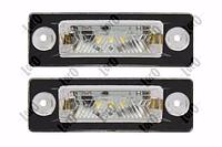 ПОДСВЕТКА НОМЕРА LED для VOLKSWAGEN CADDY III 03.2004-08.2010/Фольксваген (ЛЕВАЯ=ПРАВАЯ) LORO