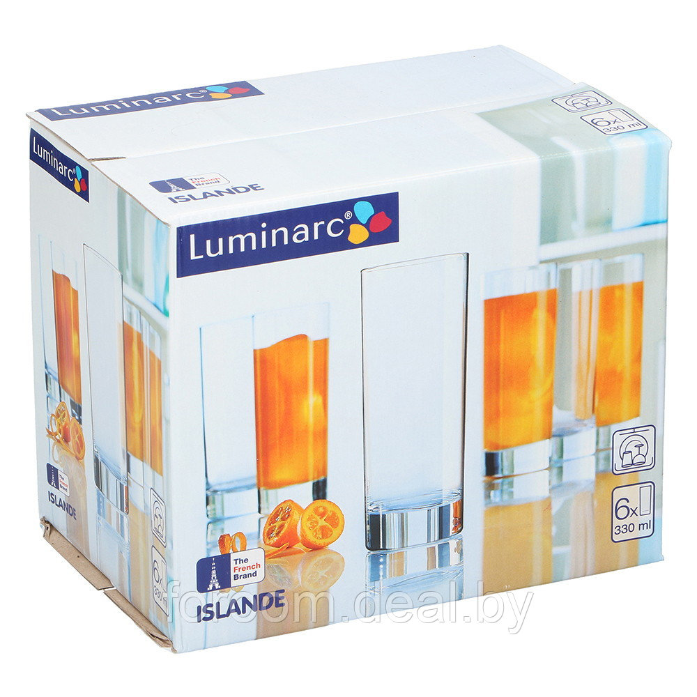 Набор стаканов 330 мл (6 шт.) Luminarc Islande 01173 - фото 1 - id-p208355356