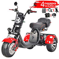 Электроскутер White Siberia CityCoco WS-Pro Trike 3000W 2023 20Ah (красный)