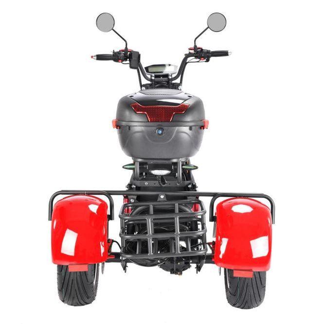 Электроскутер White Siberia CityCoco WS-Pro Trike 3000W 2023 20Ah (красный) - фото 5 - id-p173389351