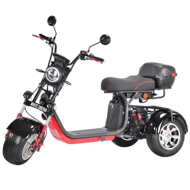 Электроскутер White Siberia CityCoco WS-Pro Trike 3000W (2023) - фото 2 - id-p173389358