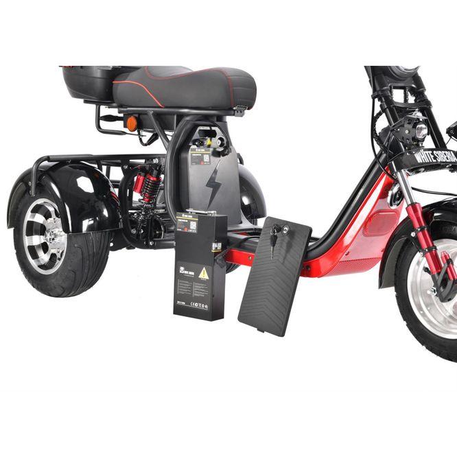 Электроскутер White Siberia CityCoco WS-Pro Trike 3000W (2023) - фото 6 - id-p173389358