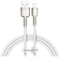 Кабель Baseus Cafule Series USB - Lightning 2.4 A 1 м, Белый (CALJK-A02)