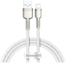 Кабель Baseus Cafule Series USB - Lightning 2.4 A 1 м, Белый (CALJK-A02)