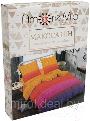 Комплект постельного белья Amore Mio Мако-сатин Spectrum Микрофибра 1.5сп / 21490 - фото 8 - id-p208358706