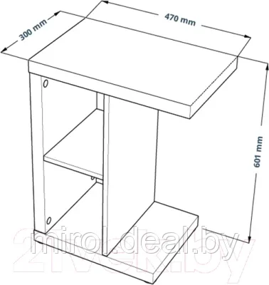 Приставной столик Mio Tesoro Энкель Т - фото 4 - id-p208360408