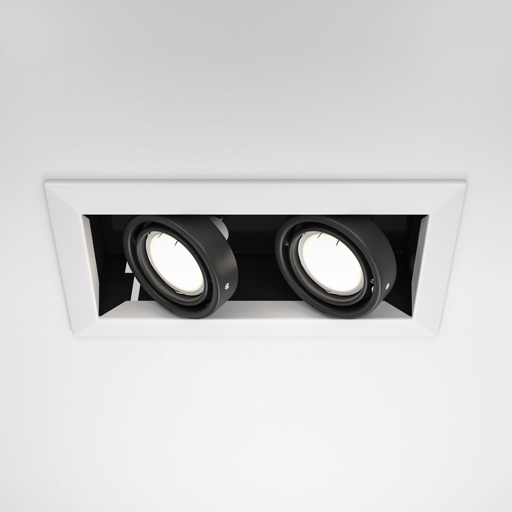 Встраиваемый светильник Metal Modern GU10 2x50Вт