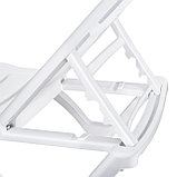 Шезлонг для дачи пластиковый "Aqua", фото 3