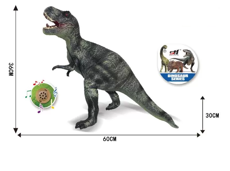 Резиновый Динозавр со звуковым эффектом рыка