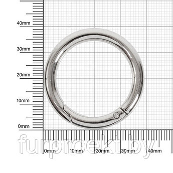 Кольцо разъемное О 058 внутр.d=30мм никель полир (WX2229)